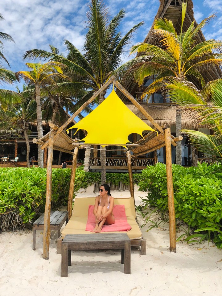 {Beach day at Hotel Ahau Tulum}
