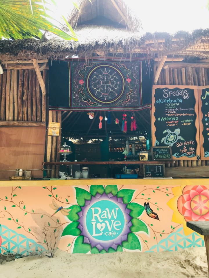 {Raw Love Cafe  for breakfast in Tulum}